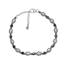 Lade das Bild in den Galerie-Viewer, Perlenarmband Silber
